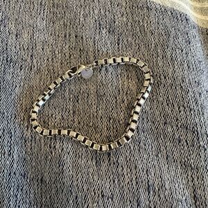 Tiffany & Co. Venetian Link Bracelet Sterling Silver 925